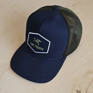 Arc'teryx Dark Blue and Olive Mesh Cap